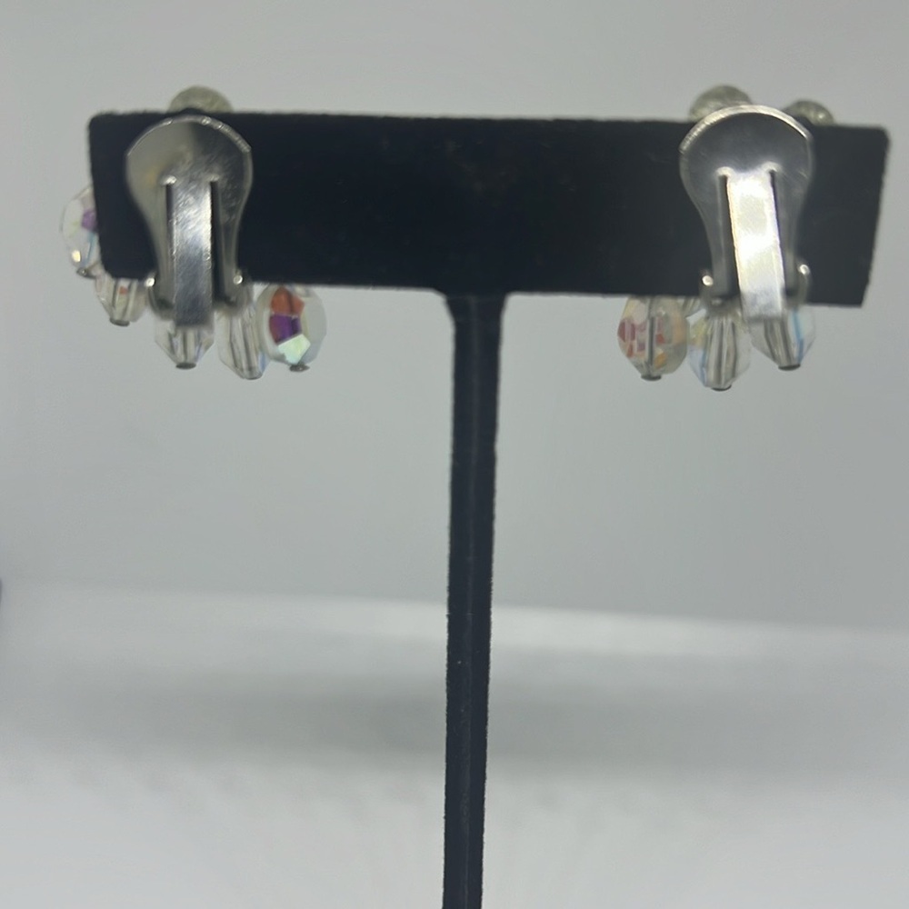 Vintage Rhinestone Choker and Earrings - Picture 4 of 4